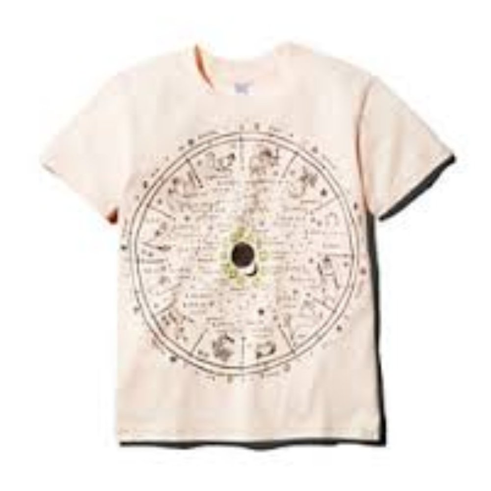 ATSUYO ET AKiKO Crew Tee The Wheel of Life in Pink